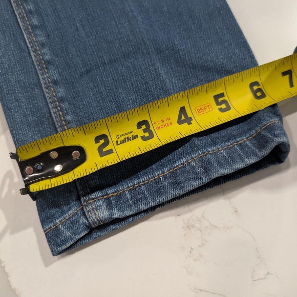 NY&C SLIM SLOUCH JEANS Excellent Condition Size 8 Dark Wash - Picture 2 of 10